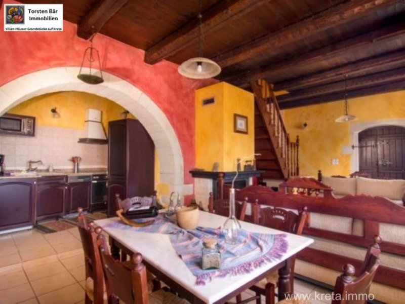 Samonas Kreta, Samonas Natursteinvilla "Red Villa" Haus kaufen